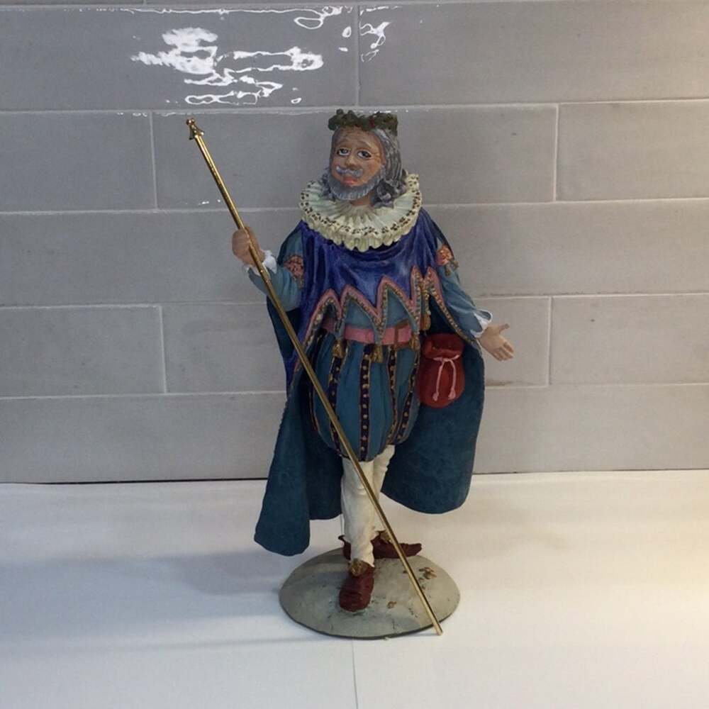 Duncan Royale Sir Christmas Signed Santa Clause Volume II 12" Vintage Figurine